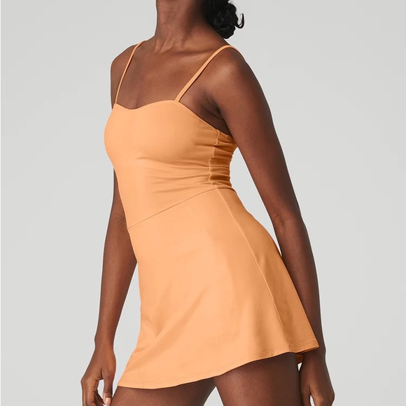 ALO Yoga Dresses Alo Alosoft Courtside Tennis Dress In Cantaloupe